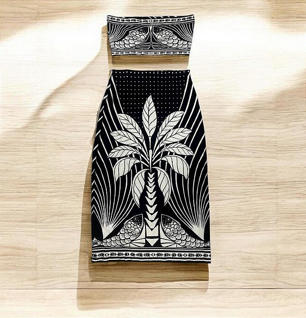 Conjunto Rib Foz (Top + Saia) SEM TROCA
