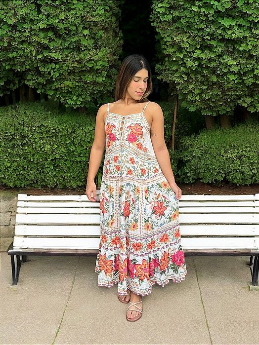 Vestido Midi Alcinha Delicadeza