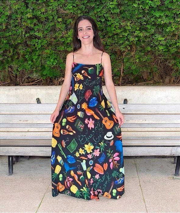 Vestido Alcinha Buena Gente Farm