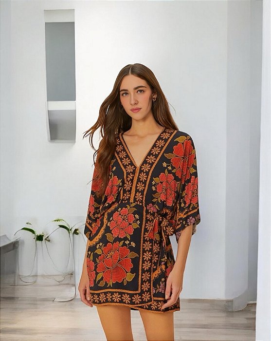 Vestido Curto Madalena Farm