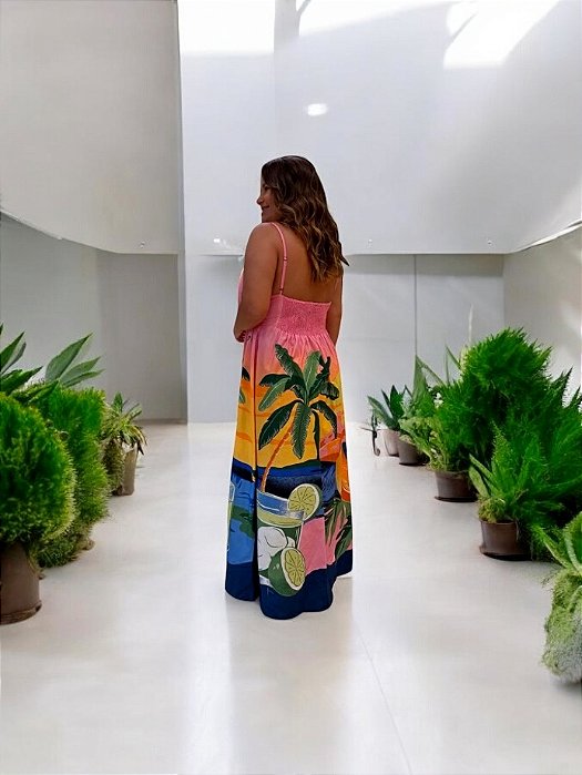 Vestido Cropped Latina Farm (SEM TROCA)