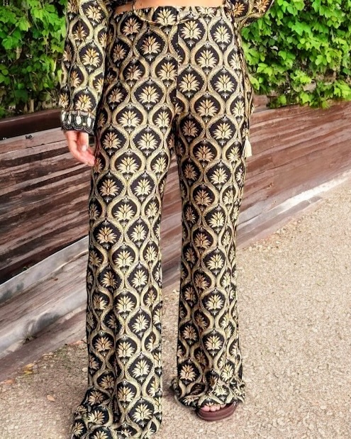 Calça Flare Joia Boho Farm