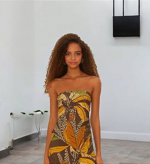 Blusa Fenda Floresta Sketch Farm