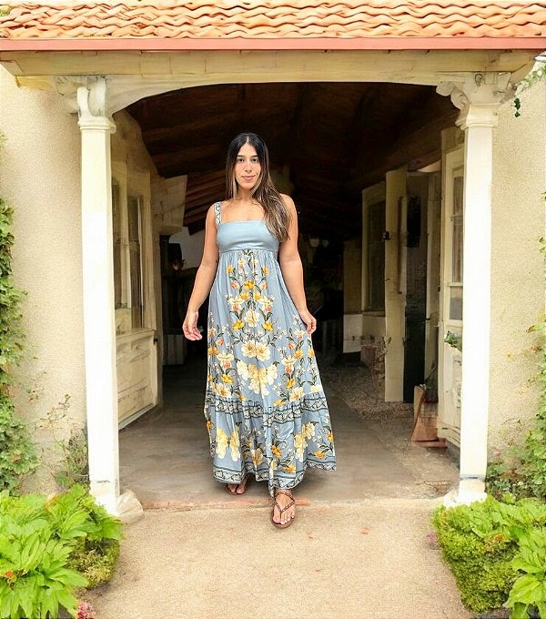 Vestido Cropped Borboleta em Flor Farm
