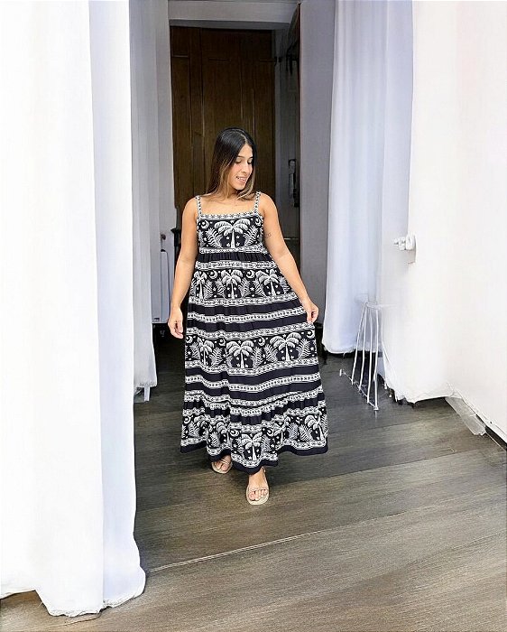 Vestido Cropped Coqueiral Farm (Sem Troca)
