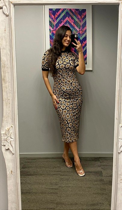 Vestido Midi Bem Me Quer Farm
