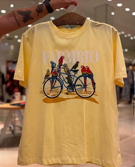 T-Shirt Farm Bike Aves TSF (SEM TROCA)