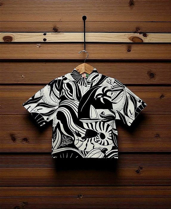 Blusa Rib MC Festa do Mar Farm