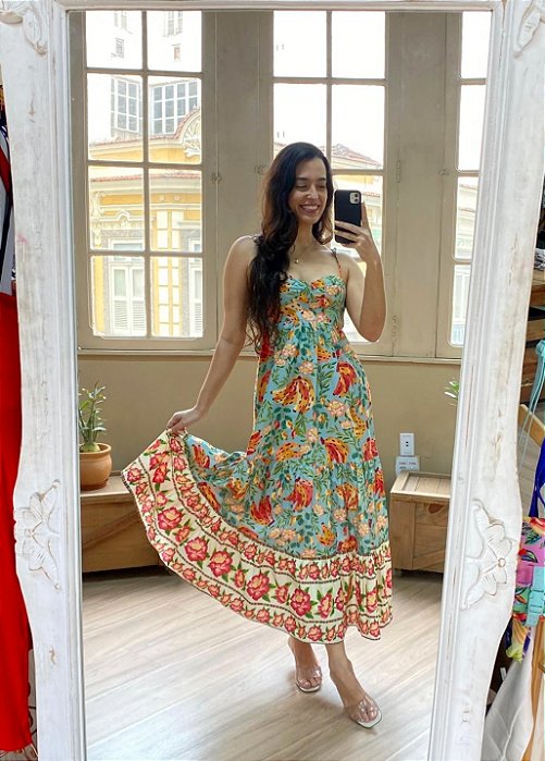 Vestido Midi Doce de Banana