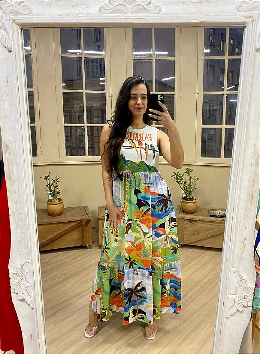 Vestido Regata Marias Araras Galho