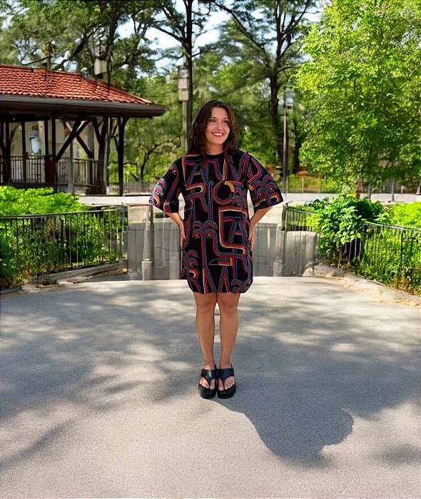 Vestido T-Shirt Logotuca Preto