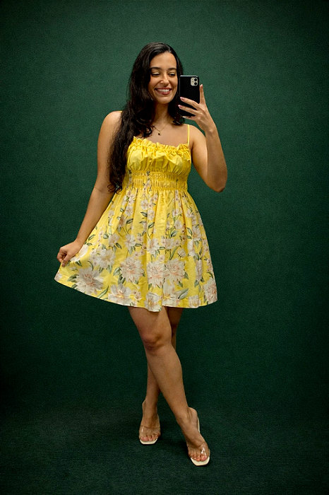 Vestido Curto Gabrielle Farm