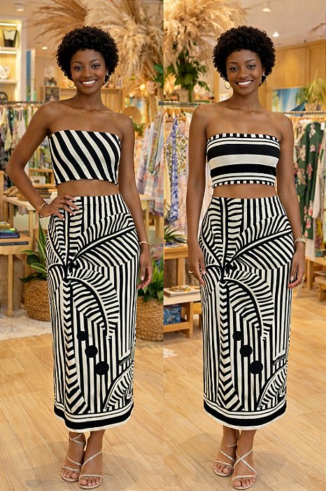 Saia Rib Listra Tropical