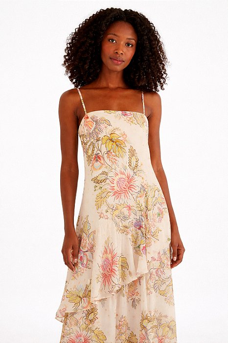 Vestido Longo Estampa Raiana