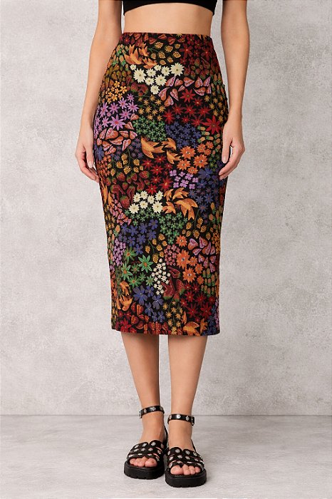 Saia Rib Jardim de Morango