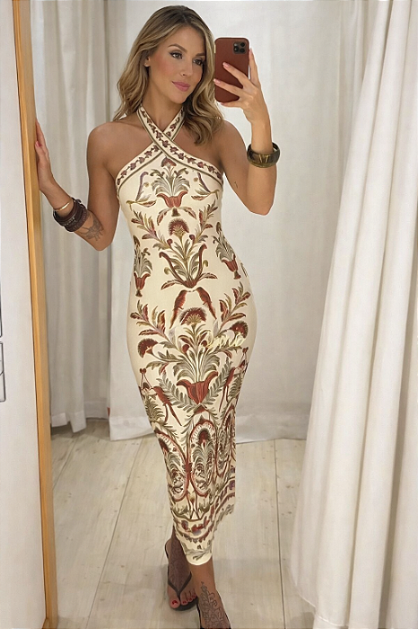 Vestido Rib Midi Louis (sem troca)