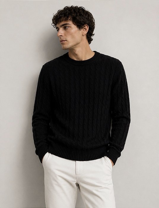 Sueter Tricot Preto ZR