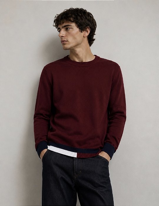 Sueter Tricot Vermelho Ferrari ZR