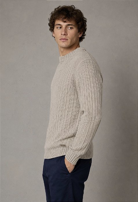Sueter Tricot Bege RSV (sem troca)