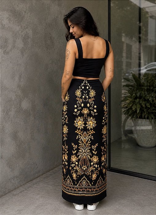 Conjunto Mandalas (Top+Saia) - sem troca