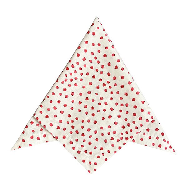 Guardanapo Poá Vermelho