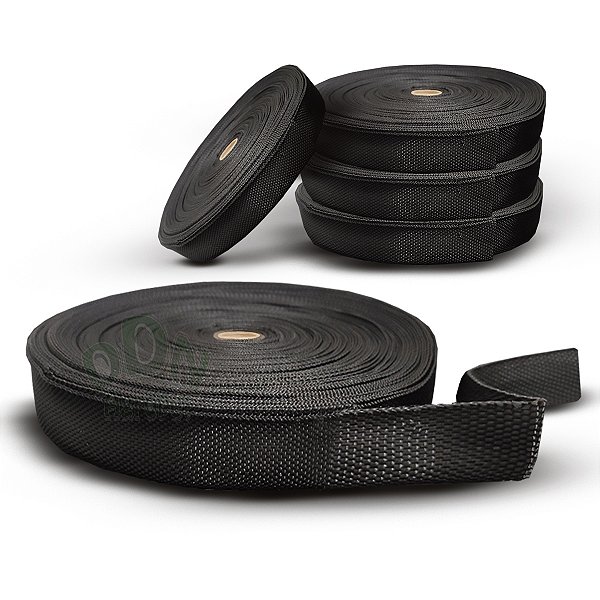 5 Rolos 50 Metros Fita Cd Reforçada 30mm Alça Bolsa Mochilas