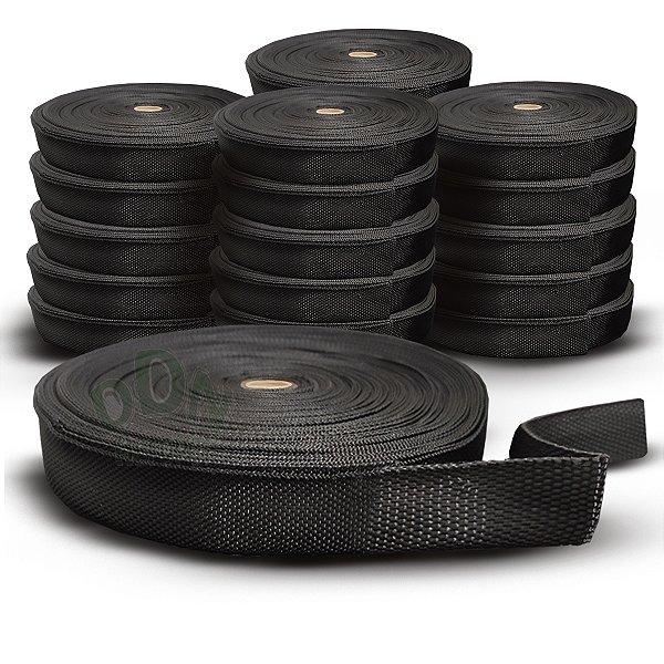 20 Rolos 50 Metros Fita Cd Reforçada 30mm Alça Bolsa Mochila