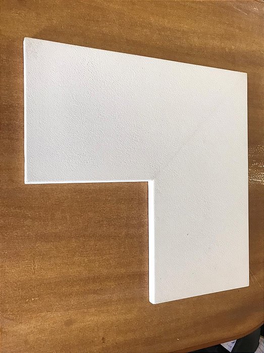 Borda Stylus Canto 90' Textura sem Furinhos 50x50x25x2,0cm - Silvano Schwanke
