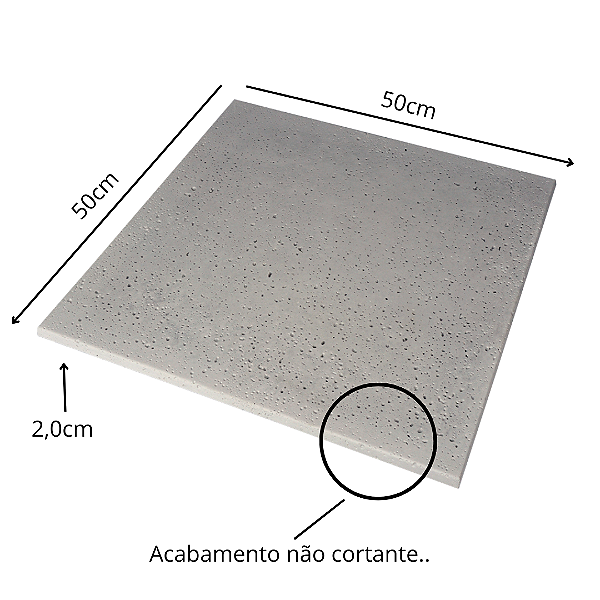Piso Atérmico Premium 50x50x2cm ( preço M2 )