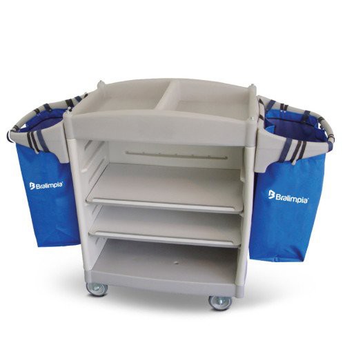 Carro Arrumadeira Bolonha - Bralimpia - NY215