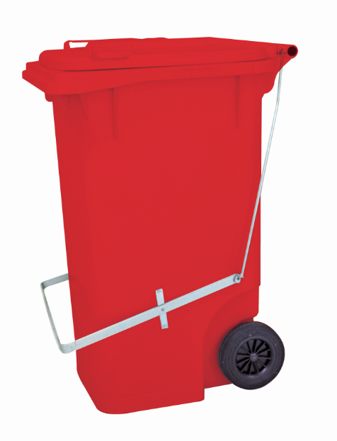 Carro Coletor 240L com Pedal - Bralimpia - CP24
