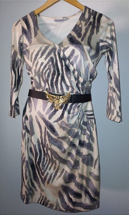 Vestido Zebrado