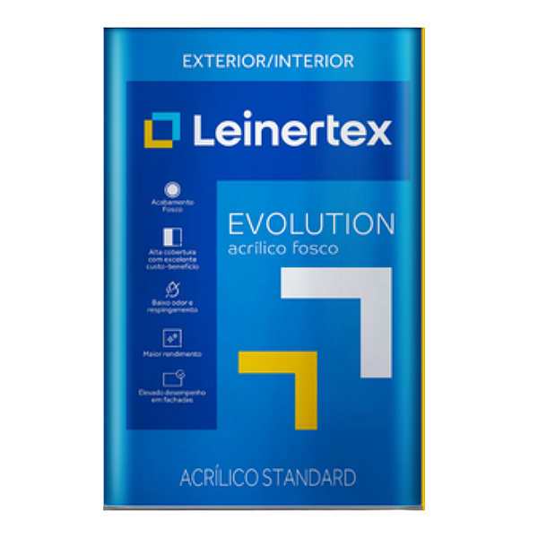 EVOLUTION ACRÍLICA FOSCO 18 L - LEINERTEX