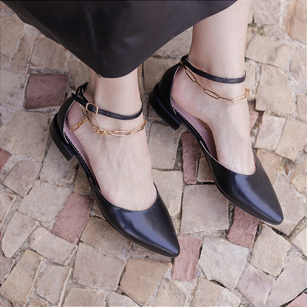 Sapatilha Florença Preta - K. Daher