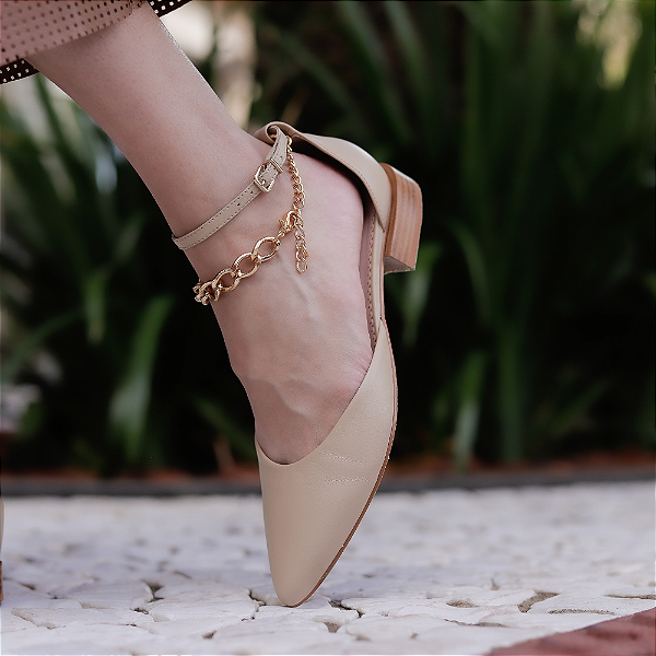 Sapatilha Florença Nude - K. Daher