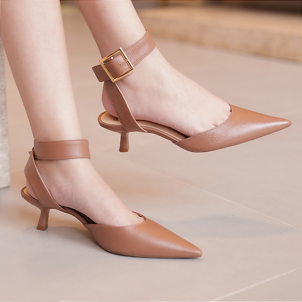 Scarpin Alice Nude - K. Daher