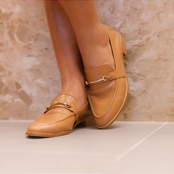 Loafer Eunice Cappuccino - Karine Daher