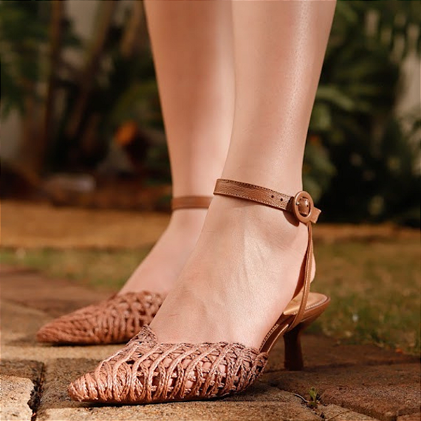 Scarpin Tramado Manuela Cacau - Karine Daher