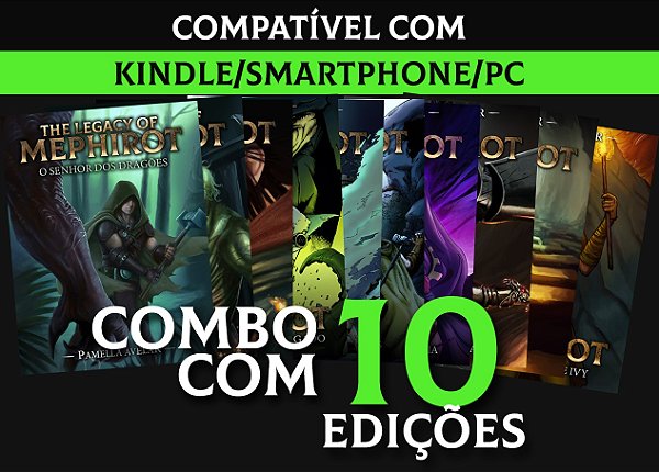 Combo Universo Mephirot: Livros-jogos - Edições 1 a 10 (Formato Digital)