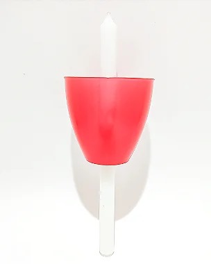 porta vela plastico