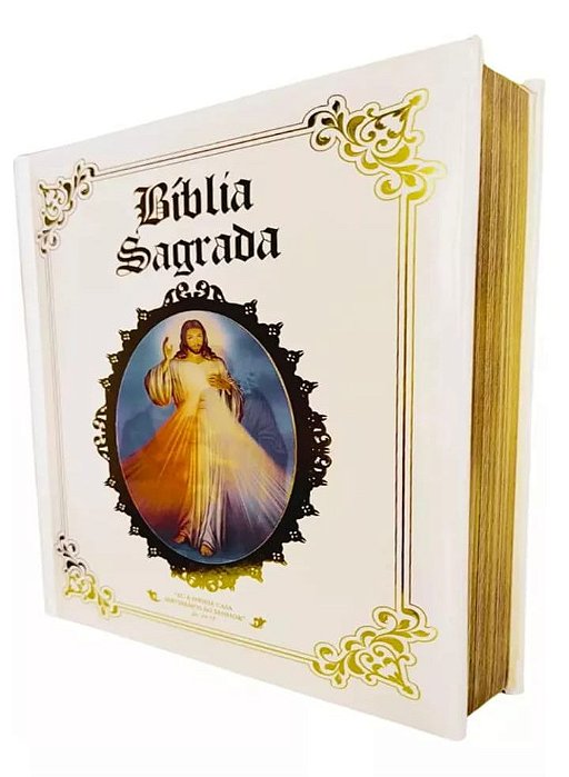 BIBLIA  ILUSTRADA LUXO BRANCA
