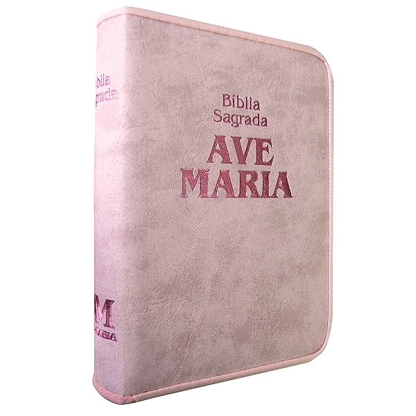 BIBLIA ZÍPER STRIKE- MEDIA- ROSA