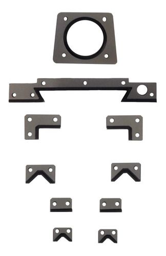 Raspadores barramento Torno Eco 14 Nardini 10 Pçs