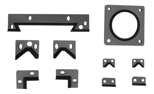 Raspadores Barramento Torno T500 Romi 10 Peças