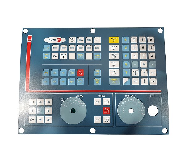 Membrana Cnc FAGOR 8055 / 74 Teclas / Travis TR / Nardini