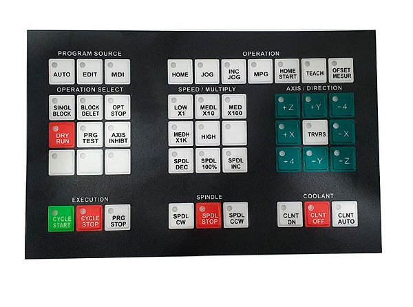 Membrana P/ CNC MACH 6 POLARIS FANUC Inferior