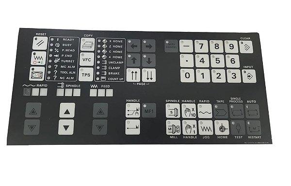 Membrana Frontal Para CNC MAZAK QT / SQT Comando T32 Nova