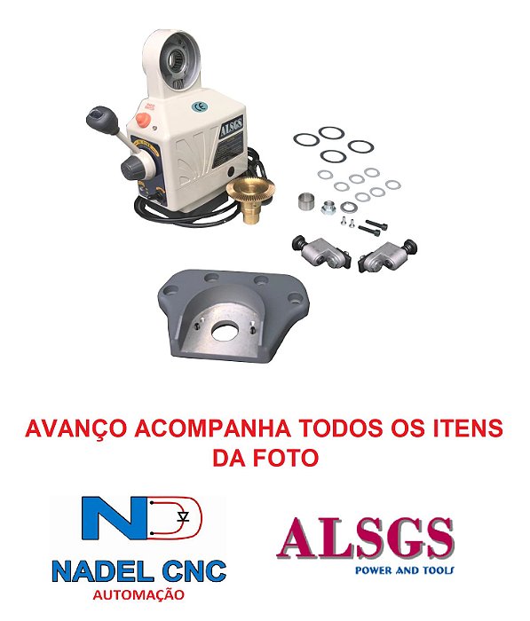 Avanço automático p/ fresa ALSGS 510X 220V Original