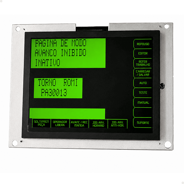 Monitor Lcd p/ cnc ROMI MACH 8 Centur / Discovery Novo