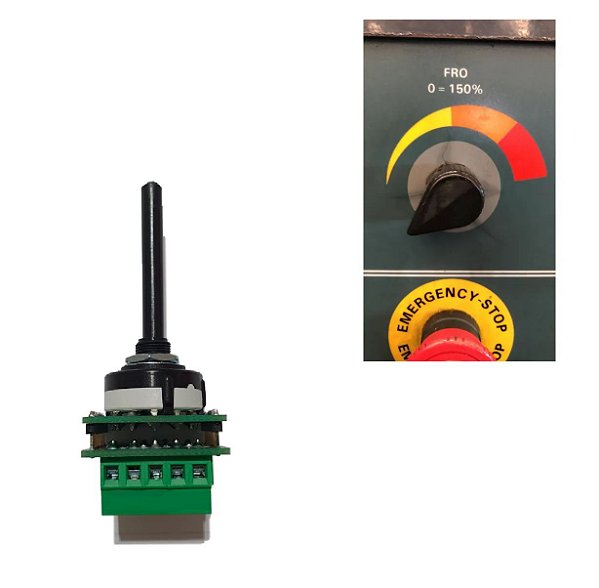 Chave De Avanco Torno Romi Multiplic CNC FANUC - Cód R93383